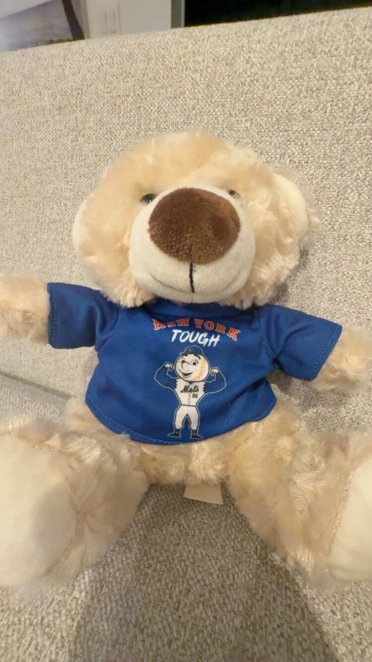 Mr MET New York Mets Teddy Bear Plush Stadium Giveaway